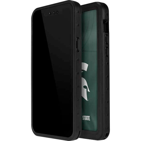 Michigan State University Green Jersey iPhone 15 Pro Waterproof Case